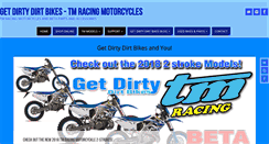 Desktop Screenshot of getdirtydirtbikes.com